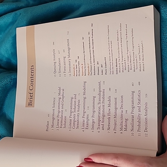 Introduction to management science paperback book by Bernard W. Taylor III - Picture 4 of 4